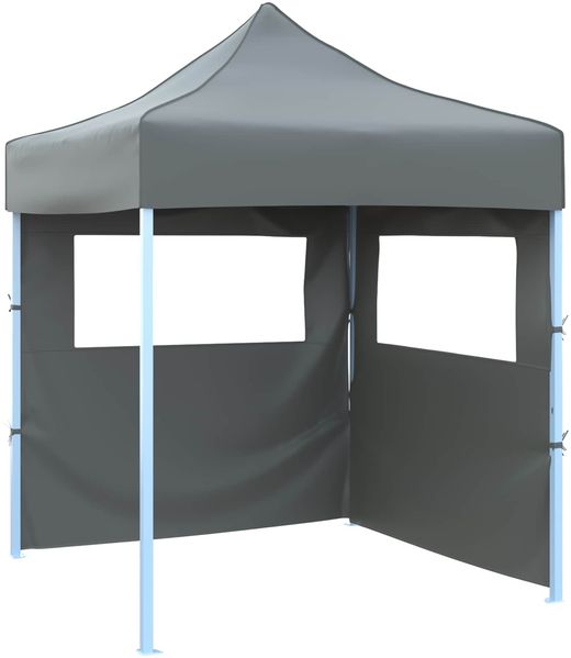 vidaXL Party-Zelt Anthrazit 200 x 200 x 315 cm Oxford-Stoff 42023521