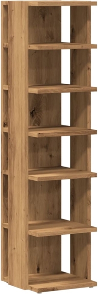 vidaXL Schuhschrank Artisan-Eiche 28x27x102 cm Holzwerkstoff 856666