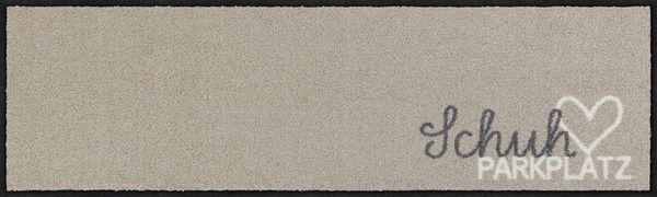 Salonloewe Läufer Läufer klein 30x100 Schuhparkplatz pur taupe, Läufer klein, Höhe: 300 mm