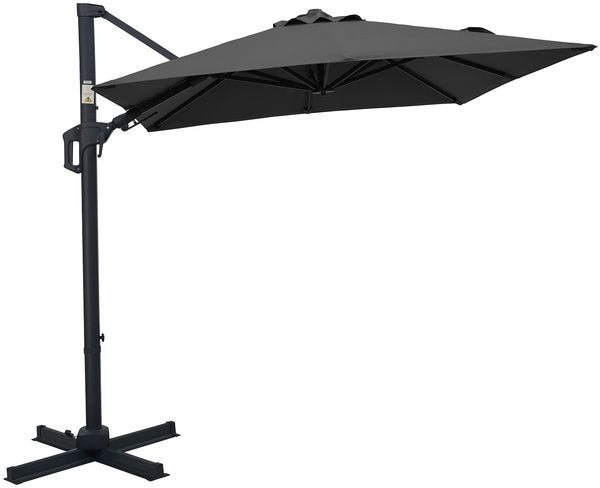 Gardissimo DAVID Alu Ampelschirm 210x210cm Pendelschirm UV50+