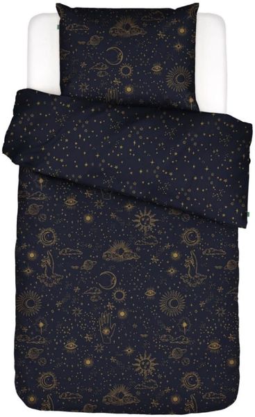 Covers & Co Bettwäsche That's the Spirit Nightblue 135 x 200 + 80 x 80 cm