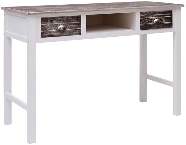 Schreibtisch, Holz Braun, 110 × 45 × 76 cm