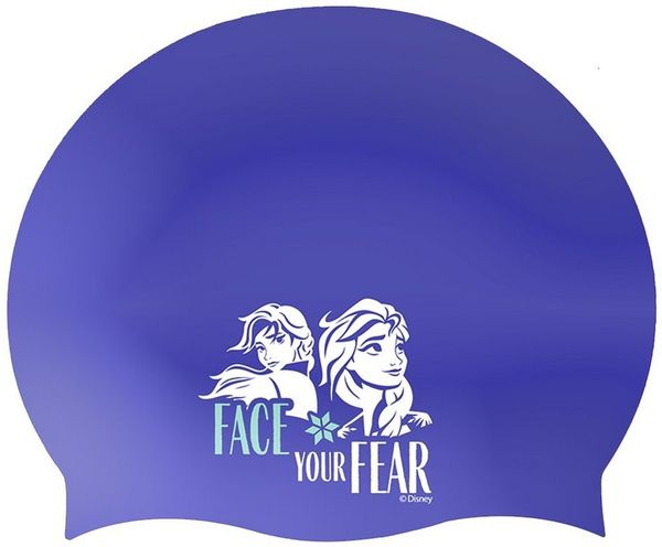 Disney Frozen Silikon Schwimmkappe – Kinder Badekappe chlorresistent & flexibel