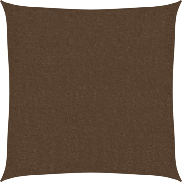 vidaXL Sonnensegel 160 g/m² Braun 3,6x3,6 m HDPE 311770