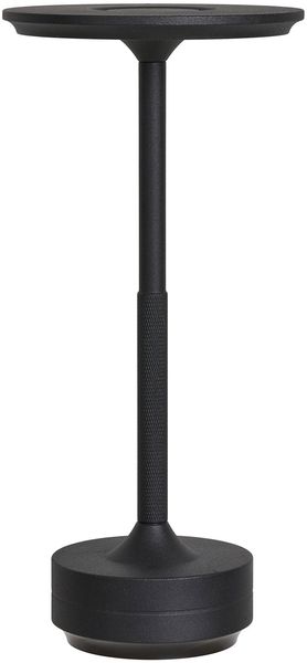 House Nordic Tischleuchte, Metall, wiederaufladbar, schwarz