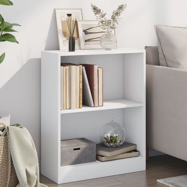 vidaXL Bücherregal Weiß 60x24x76 cm Holzwerkstoff 800855