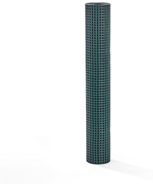 Zaunset Volierendraht Gartenzaun 1 x 10 m Drahtzaun 25 mm Zaun Komplett-Set Grün Bild 7