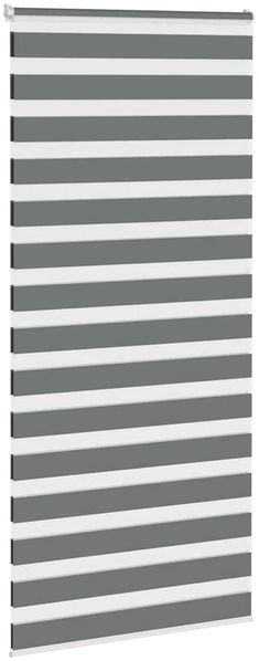 vidaXL Doppelrollo Dunkelgrau 95x230 cm Stoffbreite 90,9 cm Polyester 4014182 Bild 3