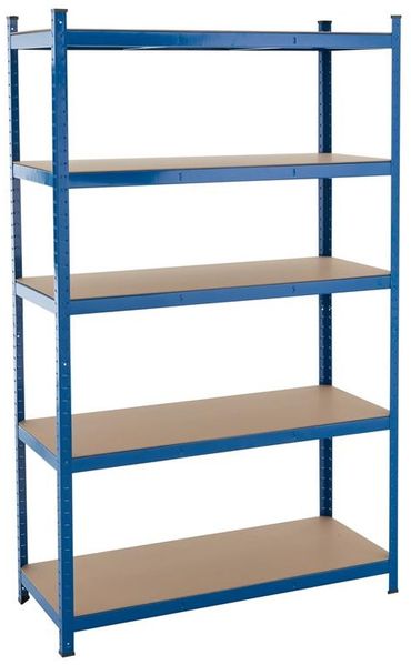Steckregal Kellerregal Werkstattregal 200x120x50 Schwerlastregal blau 875kg