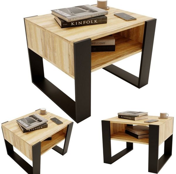 Raumhirsch Furniture Couchtisch Karo65 modern & stabil fürs Wohnzimmer aus Holzwerkstoff