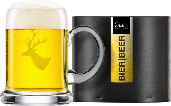 Eisch Chalet Bierseidel 500 ml in Geschenkröhre