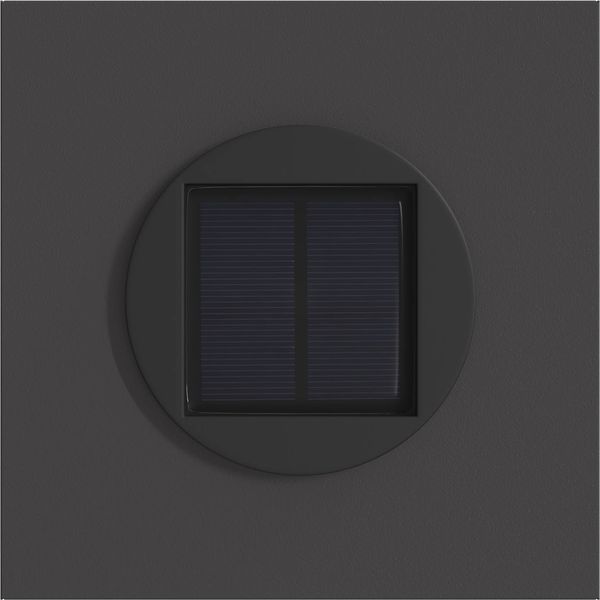 vidaXL Solar LED Weg Licht 2 pcs Schwarz Kalt gewalzter Stahl 879758 Bild 7