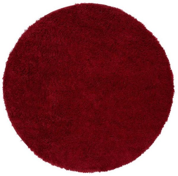 Tapiso Hochflor-Teppich ESSENCE, rund, Höhe: 40 mm, Wohnzimmer, Schlafzimmer, Hochflor, Einfarbig