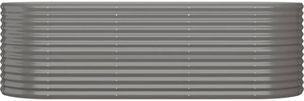 vidaXL Hochbeet Verzinkter Stahl 224x80x68 cm Grau 318954 Bild 3