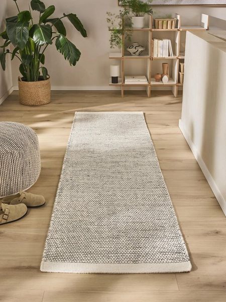 benuta Wollteppich Rocco, rechteckig, Höhe: 5 mm, Kunstfaser, Berber, Ethno-Style, Wohnzimmer