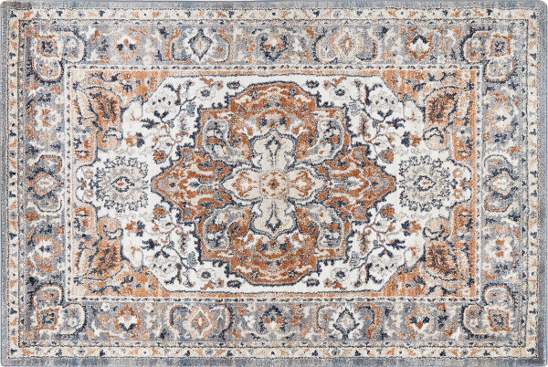 Teppich mehrfarbig 200 x 300 cm orientalisches Muster Kurzflor MARALIK