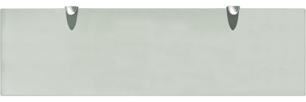 vidaXL Schwebendes Regal, Glas mattiertes Weiß, 0,8 x 20 x 70 cm Bild 3