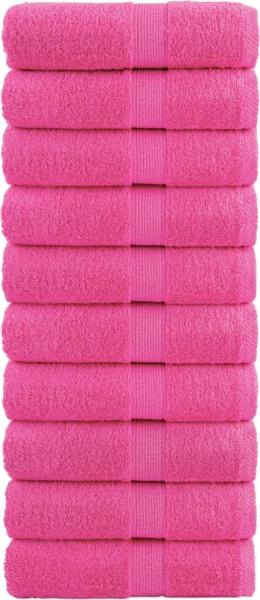 Premium-Waschlappen 10 Stk. Rosa 30x30cm 600g/m² 100% Baumwolle 137517