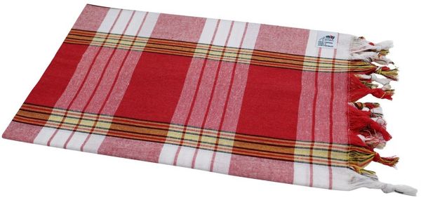 my Hamam Hamamtücher Hamamtuch kariert "Classic Style" - myHamam, in 4 Farben, Baumwolle, Polyester (1-St), Wellnesstuch, saugstark, pflegeleicht