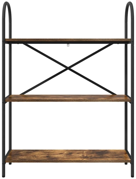 vidaXL Regal Räuchereiche 80 x 30 x 109 cm Holzwerkstoff 879901 Bild 4