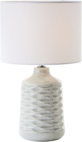 Brilliant AG Leuchten 94569-22 Ilysa Tischleuchte 42cm grau weiß