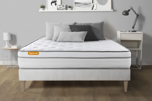 Matratzen- und Lattenrost-Set 200x200 cm - Memo Luxe