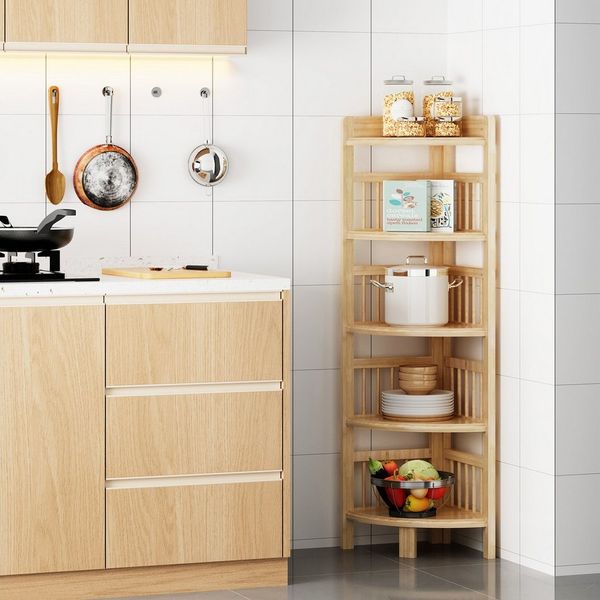 Dripex Standregal Badezimmerregal Bücherregal Eckregale für Küchen