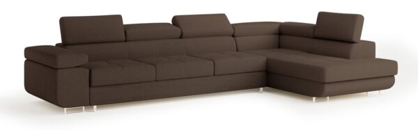 Masseno Ecksofa VICENTE mit Schlaffunktion L-Form, Sofa mit Bettkasten