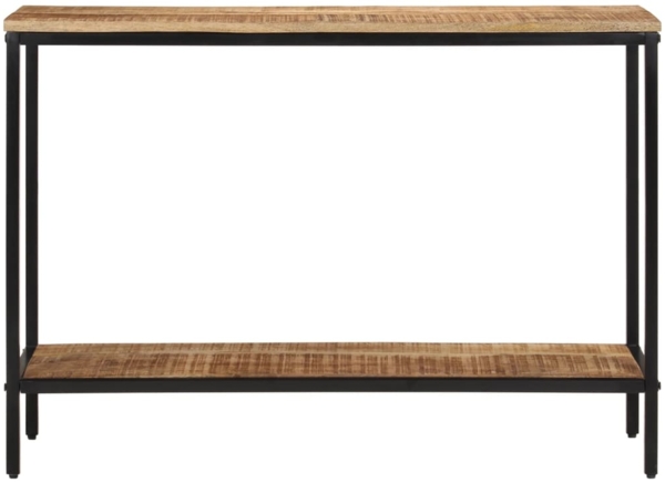 vidaXL Konsolentisch 100x35x70 cm Raues Massivholz Mango 374071
