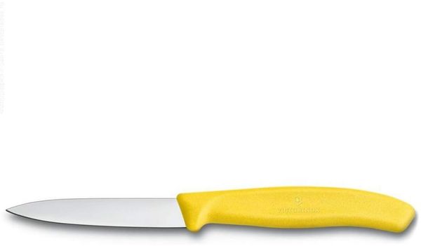 VICTORINOX Gemüsemesser Swiss Classic silber, gelb, Klinge: 8,0 cm