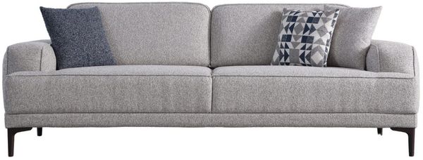 Villa Möbel Sofa Athens, 3-Sitzer 1 Teile, mit Relax-/Bettfunktion durch verstellbare Rückenlehne
