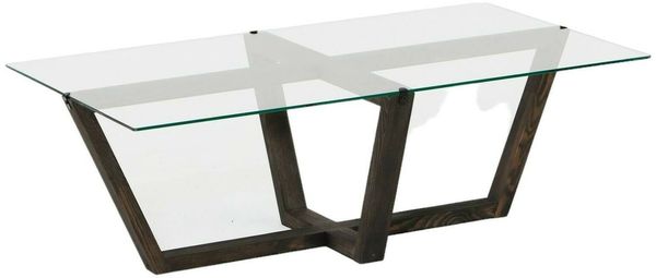 Dmora Wohnzimmertisch Visconti, Niedriger Wohnzimmertisch, Kaffeeregal, Couchtisch für Sofa, 105x65h35 cm, Anthrazit