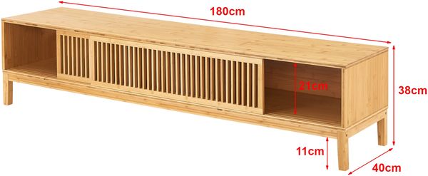 Fernsehschrank Videbæk 180x40x38cm [en. casa] Bild 4