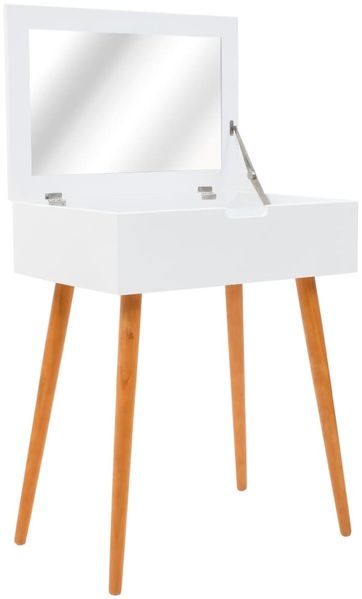 Schminktisch, Frisiertisch mit Spiegel MDF 60 x 40 x 75 cm