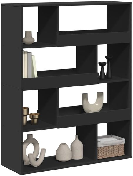 vidaXL Raumteiler Schwarz 100x33x125,5 cm Holzwerkstoff 3309484 Bild 3