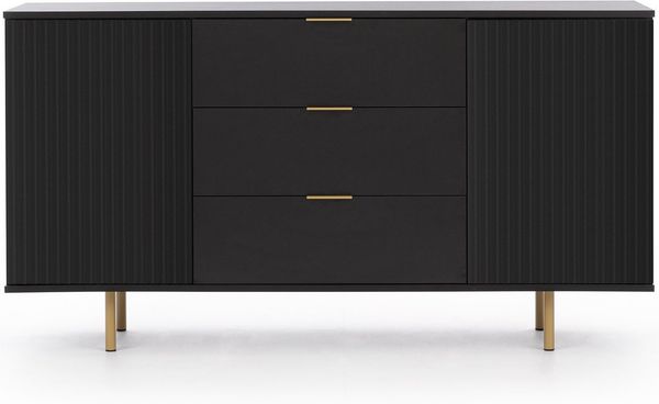 Marmex Möbel Kommode NUBIA 02 Moderne Kommode mit Schubladen und Schranktüren