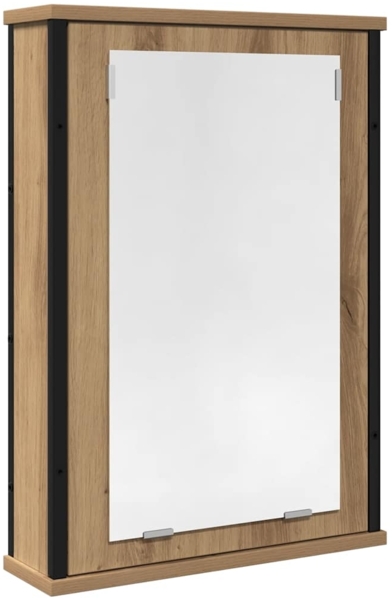 vidaXL Bad-Spiegelschrank Artisan-Eiche 42x12x60 cm Holzwerkstoff 862230