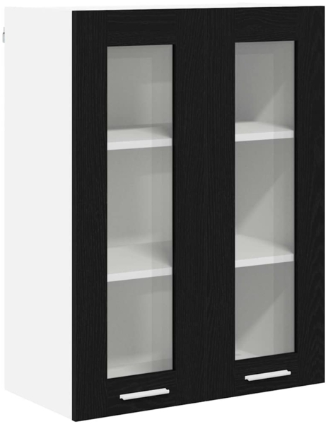 vidaXL Hängeschrank Schwarz Eichen-Optik 60 x 31 x 80 cm Holzwerkstoff 884315