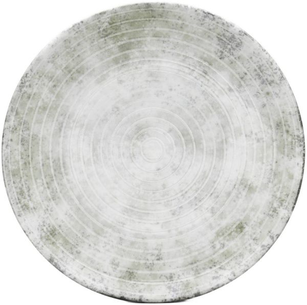 van Well Speiseteller Korfu, flacher Teller 28 cm, 6 Stück, (6 St), Teller Set, mit Digitaldruck, spülmaschinen- und mikrowellengeeignet