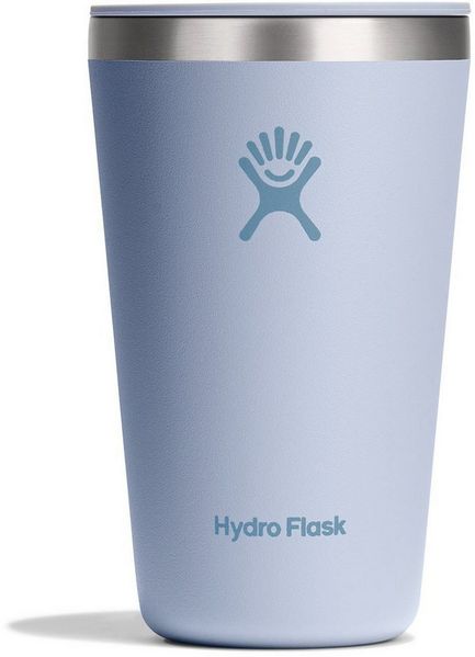 Hydro Flask Thermobecher 16 OZ All Around Tumbler Press-In Lid, 473 ml, 1-tlg, Edelstahl, Kompatibel mit Trinkhalmdeckel und verschließbaren Eindrückdeckel