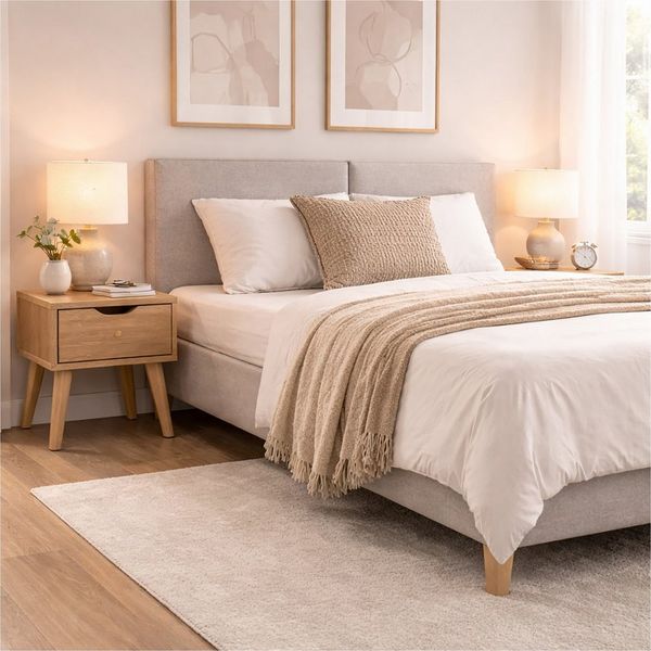 HTI-Living Nachttisch Nachttisch 1 Schublade 2er-Set Thekla Artisaneiche (Set, 2-St, 2 Nachttische), Beistelltisch Kommode