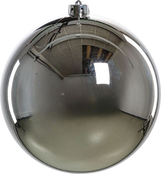 TrendLine Dekokugel Ø 20 cm Silber Weihnachtskugel Christbaumkugel
