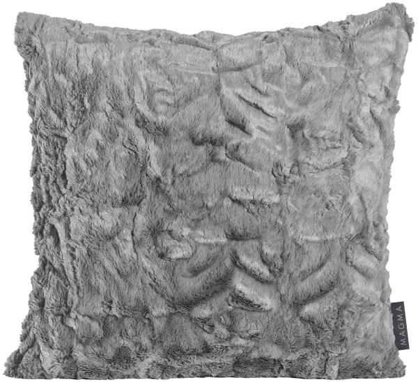 Magma Dekokissenhülle Fluffy|50x50 cm| mittelgrau