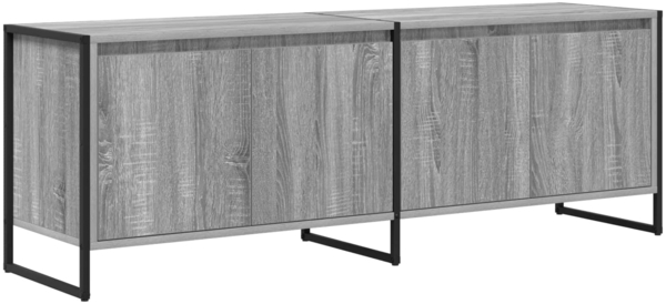 vidaXL TV-Schränk Graues Sonoma 140 x 36 x 49,5 cm Holzwerkstoff 886513