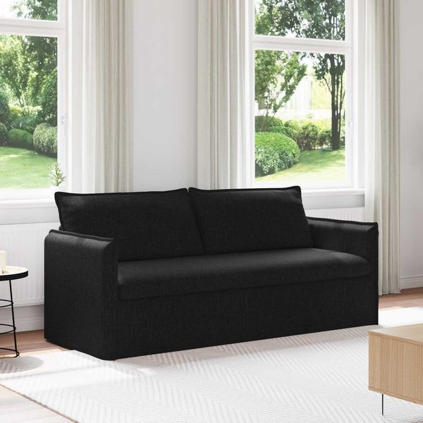 vidaXL Sofa Schwarz 196 x 82 x 85 cm Stoff 42024527