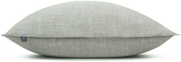 2 Stück Zo! Home Cotton Kissenbezüge 40x80 Lino Moss Green grün meliert uni