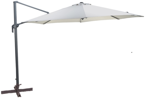 Garden Impressions HAWAII Alu-Ampelschirm neig- & drehbar Gartenschirm 330cm rund