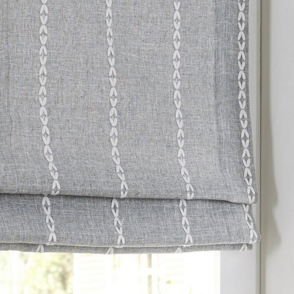 Kutti Raffrollo Raya, mit Hakenaufhängung, ohne Bohren, freihängend, Montage ohne Bohren, mit Edelstahlhaken Bild 2