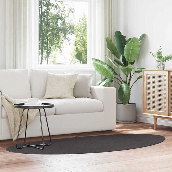 vidaXL Bereichsteppiche HUARTE Anthrazit 100 x 200 cm Polyester 4103657