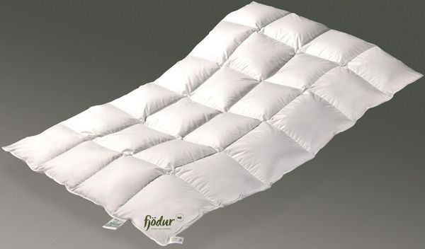 fjödur Federbettdecke Fabiennes Basic, Bettdecken für Winter, Decke, Füllung: 85% Federn, 15% Daunen, Bezug: 100% Baumwolle, Bettdecke 135x200 cm, allergiker geeignet (für Hausstauballergiker)